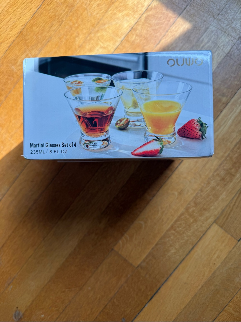 Clear Martini Glasses Set of 4 by - Clear
